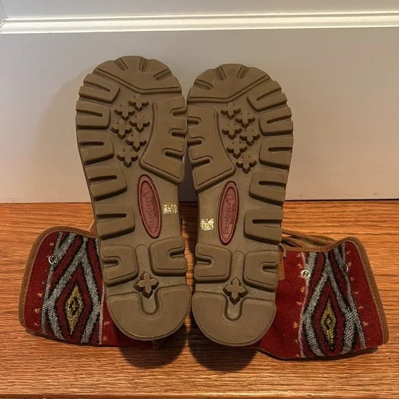 BareTraps Yaegar suede & faux fur adjustable lace up boots w/ Stay Dry System - Picture 7 of 16